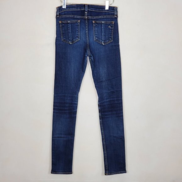 RAG AND BONE High Rise Skinny Jeans 27 EUC - Picture 2 of 7